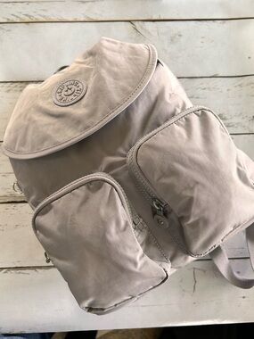 Kipling Light lavender-gray Backpack with Branded Tag NWT